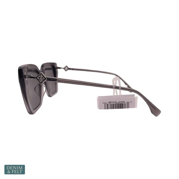 NEW Fendi‎ FF Diamonds Square Sunglasses 54mm Grey Gradient Luxe Statement Chic main image 13